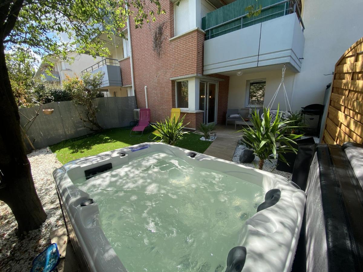 Apartamento Le Jungle : T2 Avec Jardin Et Jacuzzi Blagnac Exterior foto