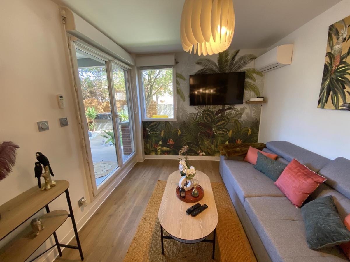 Apartamento Le Jungle : T2 Avec Jardin Et Jacuzzi Blagnac Exterior foto